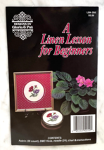 Linen Lesson for Beginners Designs by Gloria &amp; Pat Cross Stitch Kit Vint... - £3.76 GBP