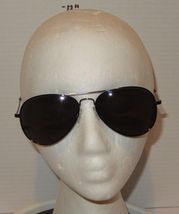 Foster Grant Polarized Aviator Sunglasses Black Gray - $14.80