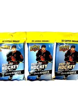 2021-22 Upper Deck NHL Young Guns Series One Cello Packs (Qty: 3) - £57.13 GBP