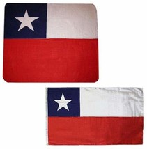 Wholesale Combo Lot Chile Country 50&quot;x60&quot; Fleece &amp; 3&#39;x5&#39; Polyester Flag - £14.91 GBP