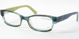 Ogi Kids Ok 71 1275 Teal Demi /BLUE Plaid Eyeglasses Plastic Glasses 43-15-125mm - £38.83 GBP