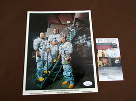 Frank Borman Apollo 8 Astronaut Signed Auto Prime Crew Nasa Litho Photo Jsa - £232.58 GBP