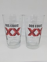 Dos Equis Millennium XX Signature Pint Glass | Set of 2 Glasses - $27.67