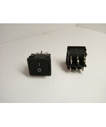 2 Pcs Lot Pack KCD1 6A 250V AC 10A 125V On Off Rocker Boat Switch 6 Pins... - €10,54 EUR