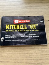 GARCIA MITCHELL  600  SERIES SALTWATER CASTING  REEL OWNERS MANUAL - $6.75