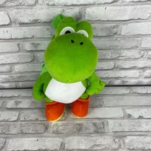 Yoshi Plush Backpack Super Mario Green Dinosaur Licensed Nintendo 14" (inches) - £13.52 GBP