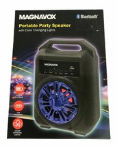 Magnavox LED Color Changing Portable Wireless Bluetooth Speaker - £23.96 GBP