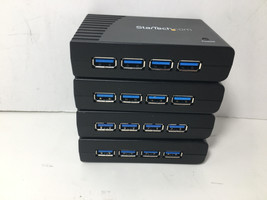 Lot of 4 StarTech ST4300USB3 4-Port SuperSpeed USB 3.0 Hub no Power Supply - £23.48 GBP