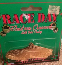Nascar Race Day Christmas Ornament #88 24 Gold Overlay New - £10.98 GBP