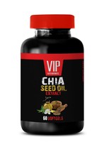 linoleic acid supplement - CHIA SEED OIL 1000mg - bone health supplement 1B - $17.72