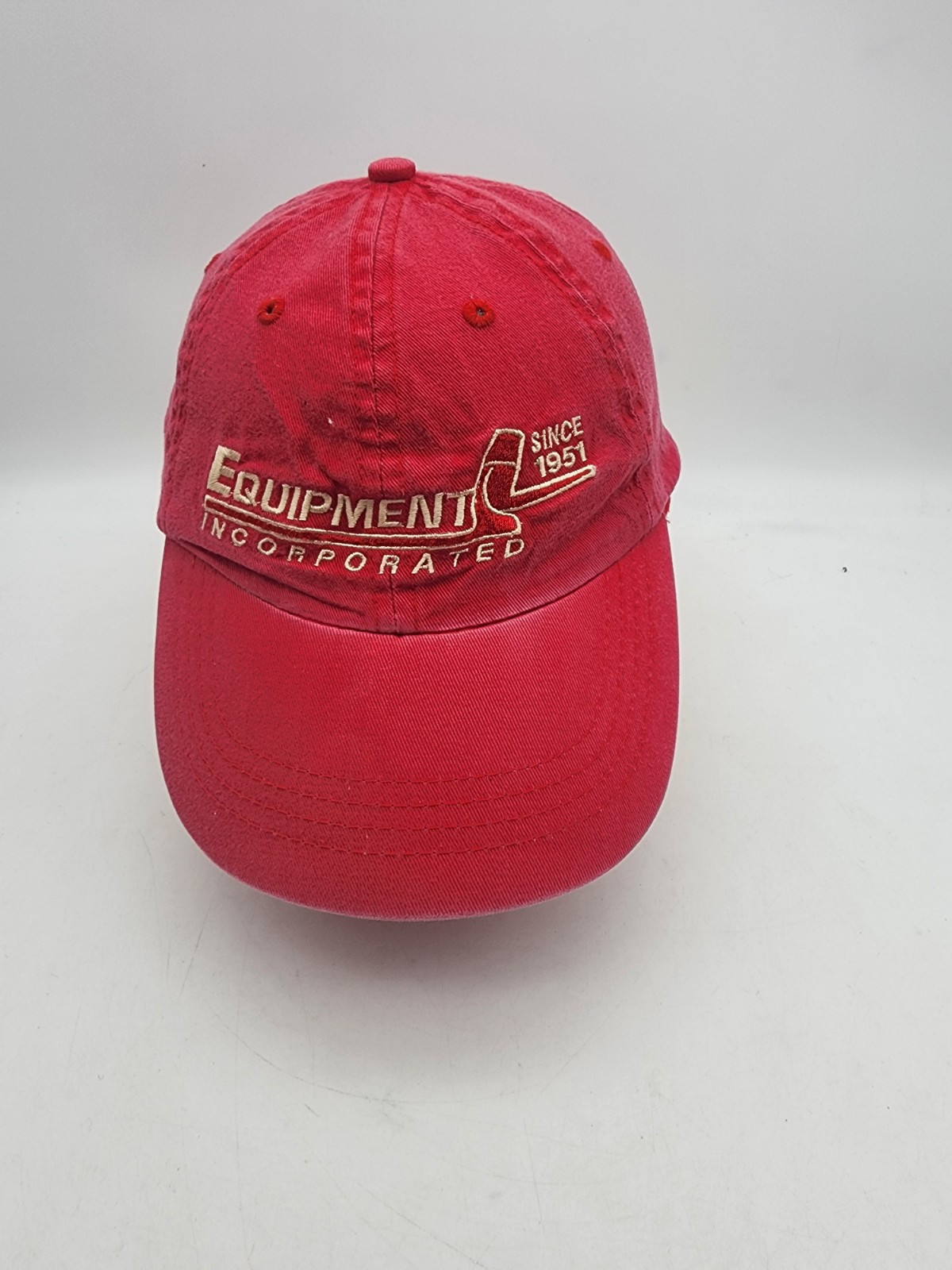 Equipment Incorporation Since 1951 Red Strapback With Airvents Cap/hat 1... - $12.50