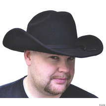 Cowboy hat black felt sml - $1,615.13 MXN