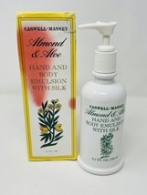 Caswell Massey Almond &amp; Aloe Hand and Body Emulsion With Silk 8.2oz - £55.94 GBP