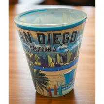 San Diego California Shot Glass Barware Souvenir Beach Scene Cityscape 2... - $12.98