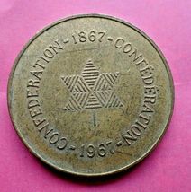 Vintage Canada Confederation 1867 1967 Token - £23.85 GBP