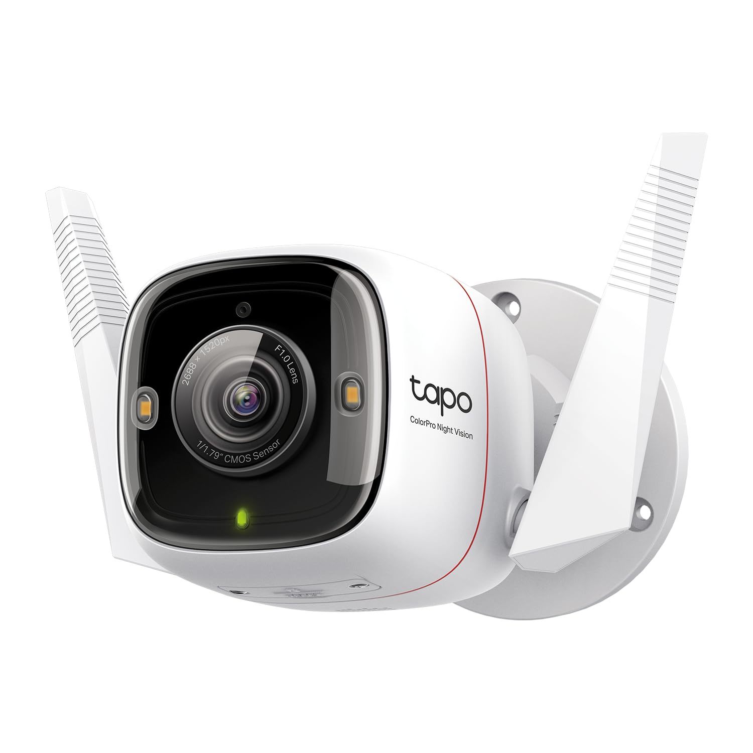 TP-Link ColorPro Wi-Fi Outdoor Camera | Plug-in | Daylight Clarity at Night | 2K