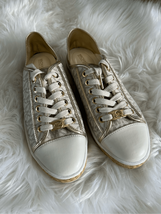 MICHAEL KORS Women's MK Signature Kristy Espadrille Flat Sneakers US Siz... - $74.25