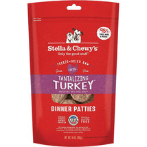 Stella And Chewys Freeze Dried Tantalizing Turkey Dinner Patties 14oz. - £45.06 GBP
