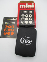 Coca-Cola Mini Games Tic Tac Toe in Original Box Plastic Travel Case New in Box - $6.93