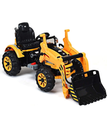 GLACER 12V Kids Ride-On Forklift, Battery Powered Excavator W/ 2 Speed, ... - £292.02 GBP