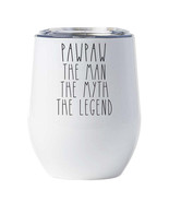 Pawpaw The Man The Myth The Legend Tumbler 12oz Father&#39;s Day Xmas Gift F... - £17.79 GBP