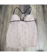 Secret Treasures Sleepwear Lace Babydoll Chemise Rose Blush Pink 3XL 22W... - $14.50
