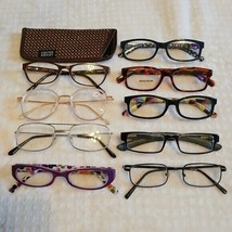 Lot Of 9 Women&#39;s +1.00 Fashion Casual Reading Glasses Various Colors - $13.86