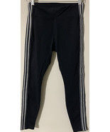 Athleta Women’s Black Leggings Pants Size Small - White Side Stripe 25&quot; ... - $19.16 CAD