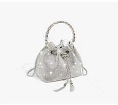 Women&#39;s Bag 2023 Summer New Rhinestone Bag Shiny  Bucket Special Interest Light  - £86.83 GBP