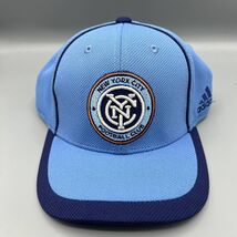 New York City FC Hat Youth Blue Adidas Strap Back MLS Cap New - €10,51 EUR