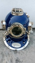 Diving BOSTON MARK  U.S Navy Deep Sea 18&quot;vintage Antique Divers Helmet - £170.23 GBP