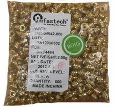 Lot of (500) Infastech 3MT-04042-000 Brass Threaded Inserts - £88.64 GBP