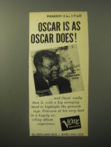 1960 Verve Records Advertisement - Swinging Brass with the Oscar Peterso... - £11.21 GBP