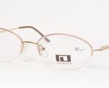 Tim Dilsen Td404 Occhiali Unici Rosa Chiaro/Oro Con Cristalli 53-18-135mm - $47.14