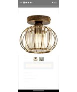 Modern Semi Flush Mount Ceiling Light Fixture E26 Mini Crystal Chandelie... - $67.57 CAD