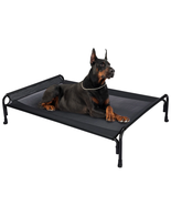 Cooling Elevated Dog Bed, Chew Proof Dog Cot with Washable Mesh, X-Large... - £42.59 GBP