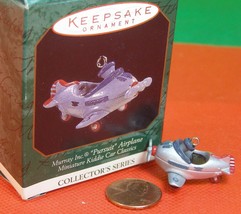 Hallmark Keepsake Miniature Ornament &quot;Pursuit Airplane&quot; Kiddie Car Classics 1997 - £5.49 GBP