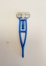 Antique 1950s March of Dimes Commemorative Crutch Pocket Clip 2.75&quot; Plastic - £16.40 GBP