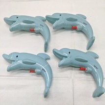 Lot Of (4) Dolphin Sea Life Squirt Guns Oriental Trading Co Children&#39;s Toy  - £17.18 GBP