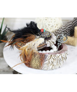 Southwestern Indian Dreamcatcher Feathers And Sun Medallion Decorative Box - $29.87 CAD