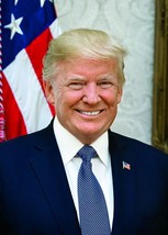 Official Portrait Of President Donald J. Trump - White House 5X7 Photograph - £6.63 GBP