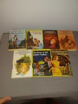Vintage Lot of 7 Nancy Drew Mystery Stories Book Carolyn Keene Hardback 50s 60s - £19.60 GBP