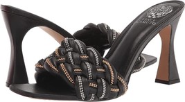 Vince Camuto Rayley Woven Strap Flare Heel Mules, Multi Sizes Black VC-Rayley - £80.14 GBP
