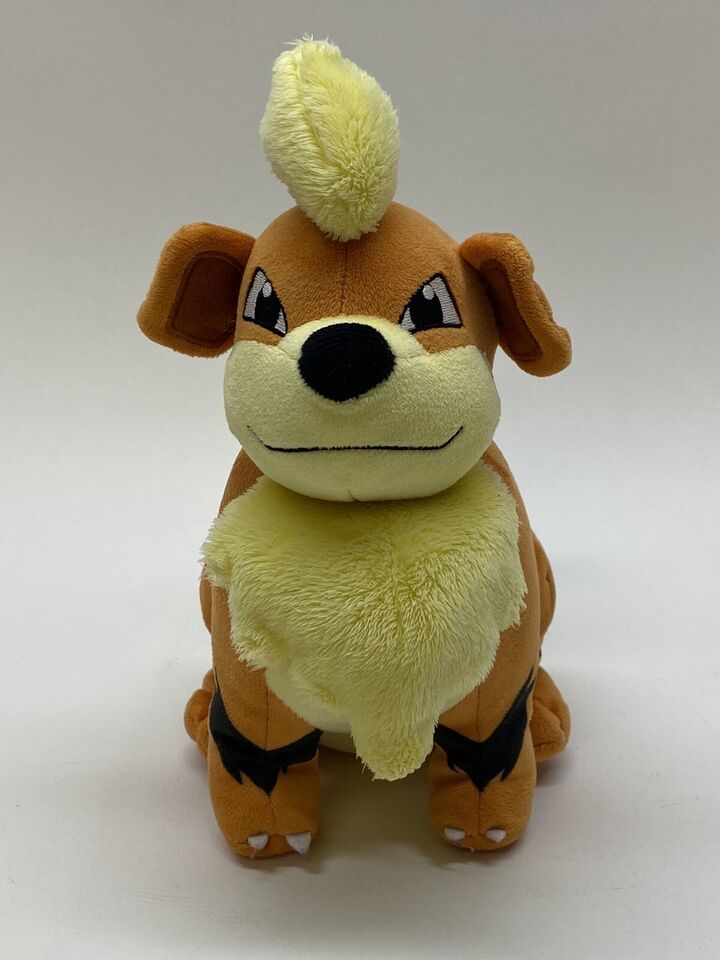 Pokemon Growlithe Plush Stuffed Animal 2019 WCT Wicked Cool Toys 9” Gen 1 Toy - $14.85
