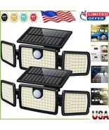 Weather-Resistant Solar LED Outdoor Lights with Sensitive PIR Motion Det... - $922.97 MXN