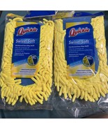 2X Quickie Swivel Soft Yellow Dust Mop Refill For Hardwood Floor Cleaning - $45.53