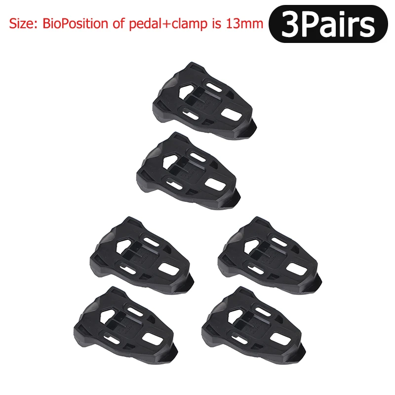 1-5Pair Bike Cleat Set Lightweight Plastic Cycling Pedal Cleat Lock Anti-Skid Ro - $135.67