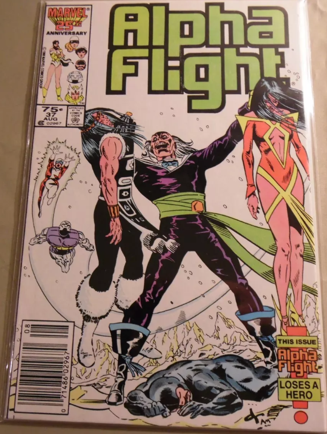Alpha Flight #37 (Marvel 1986) - $4.99