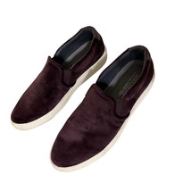 Skechers Womens Loafers Shoes Plum Purple Velvet Slip On Casual Air Cooled 9.5 - £17.76 GBP