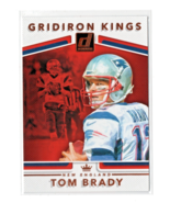2017 Panini Donruss - Gridiron Kings Tom Brady #18 Canvas Card Patriots ... - $70.10 MXN